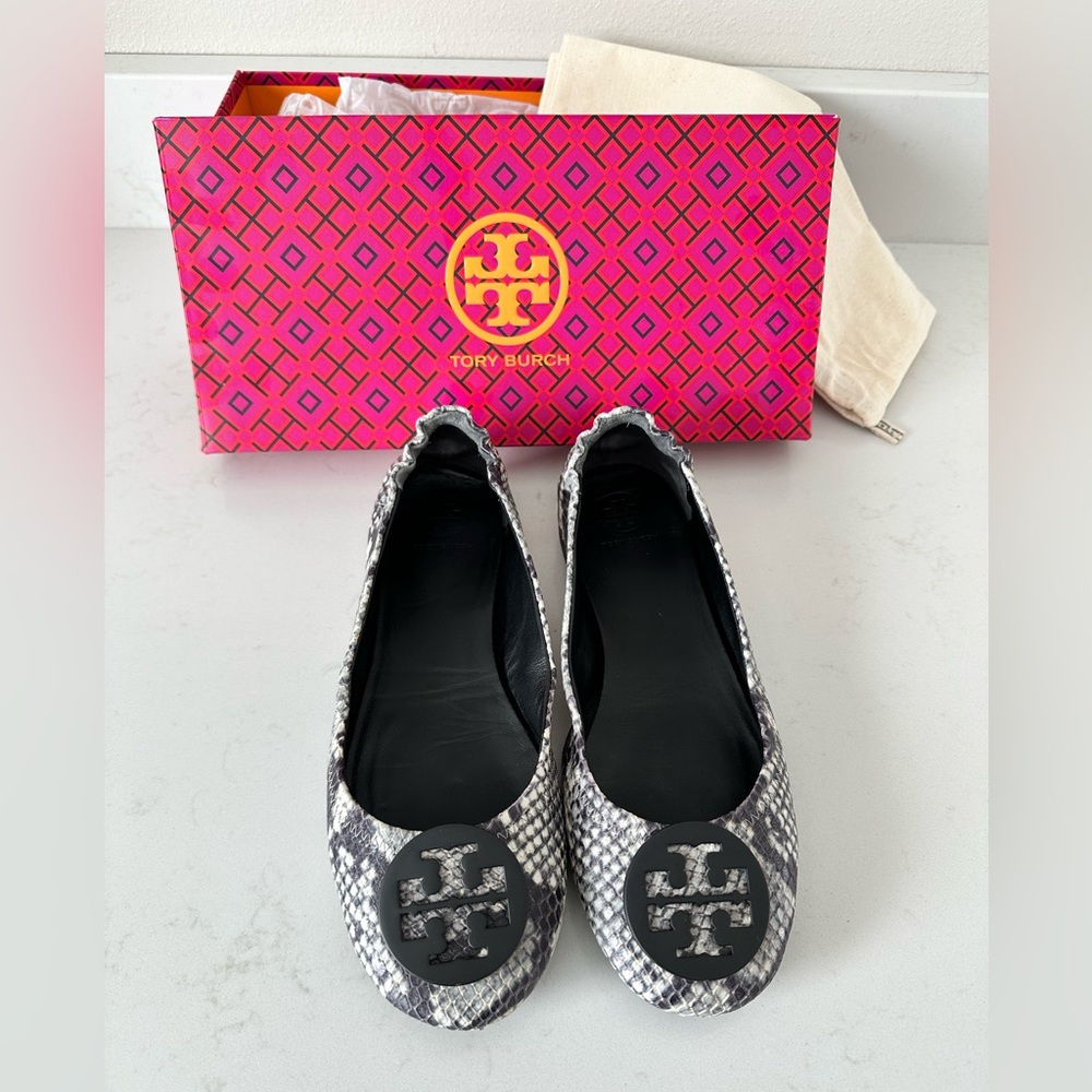 Tory Burch Minnie Travel Ballet Size 9